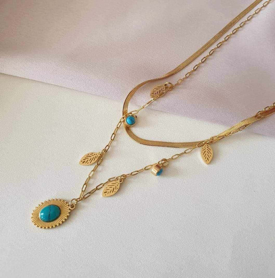 القلادة الحجر الطبيعي - الصورة 2